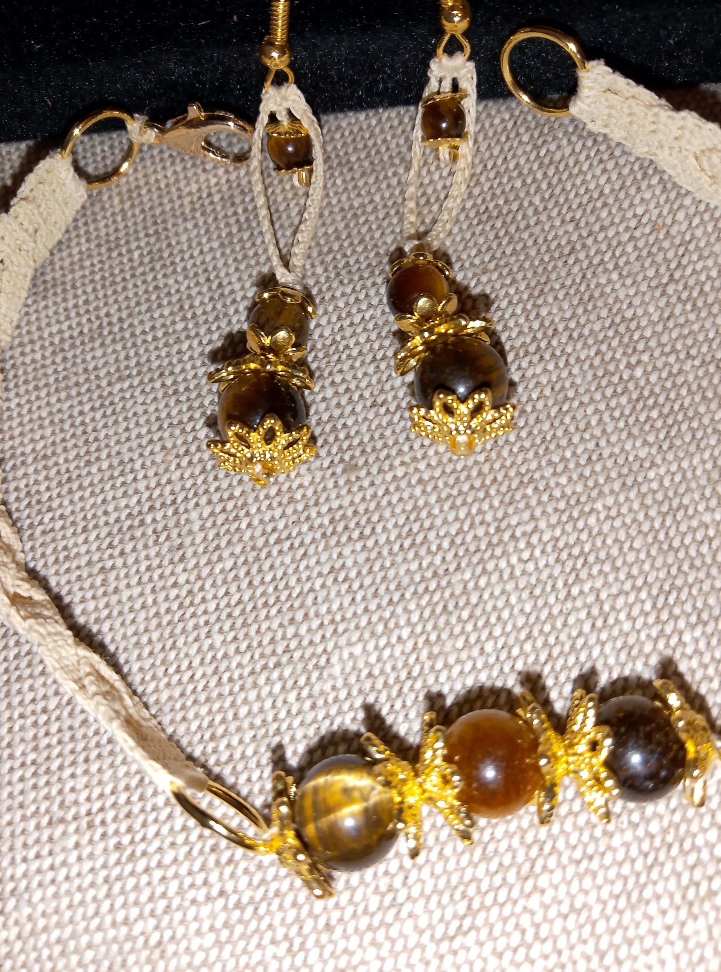 Ensemble Cathy bracelet et boucles d'oreilles