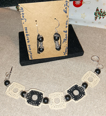 Ensemble beige et noir Christiane