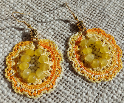 Boucles Topaze jaune