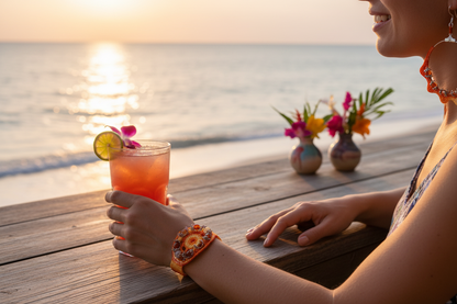 Ensemble Clémentine - bar à cocktail sur la plage