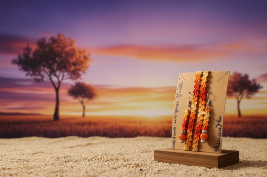 Ensemble Fabienne - Paysage lumineux avec ciel violet